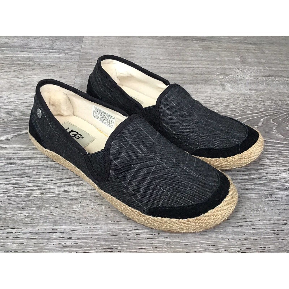 UGG Delizah Slip On Casual Loafers Flats Shoes Black Womens 6